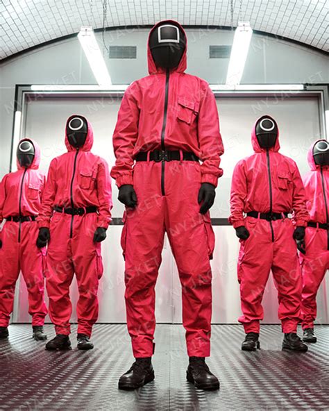 squid game uniform|Pink Guards .